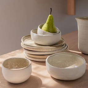 Farfurii bej 2 buc. din piatră ø 20 cm Sand Grain – Mette Ditmer Denmark