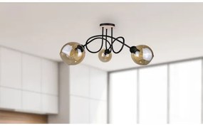 Lustră aplicată VENUS WOOD 3xE27/60W/230V