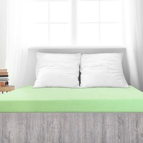 Cearșaf de pat 4Home din frotir Ideal verde , 180x 200 cm, 180 x 200 cm