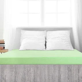 Cearșaf de pat 4Home din frotir Ideal verde , 180x 200 cm, 180 x 200 cm