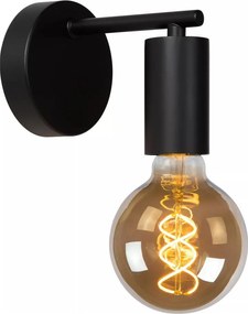 Lampă de perete Lucide 21221/01/30 LEANNE 1xE27/40W/230V negru