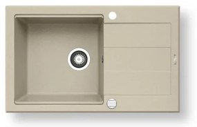 Chiuvetă de bucătărie Pyramis 70083601 SPARTA PLUS LUX 78x48 cm granit/bej