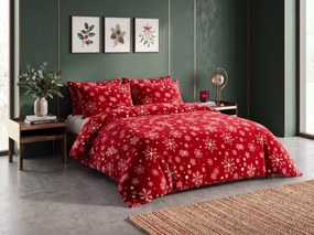 Lenjerie cocolino SNOWFALL rosie Dimensiune lenjerie de pat: 70 x 90 cm | 140 x 220 cm