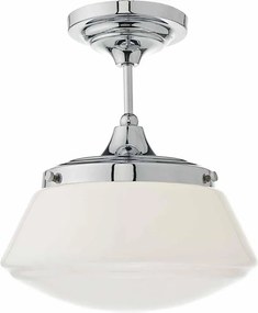 Där Lighting CAD0150 - Plafonieră aplicată pentru baie CADEN 1xE27/60W/230V IP44 crom lucios