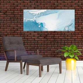 Tablou - Decor albastru (120x50 cm)