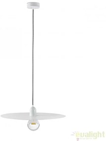 Pendul design modern minimalist PLAT alb 68146