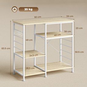 HOMCOM stație de cafea multifuncțională pentru depozitare | Aosom Romania