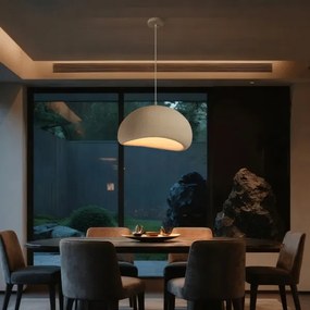 BRILAGI - Lampă suspendată pe cablu WABI SABI 1xE27/60W/230V Ø 50 cm albă