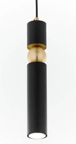Lustră pe cablu Jupiter 2003 ALAS 1xGU10/10W/230V negru/auriu