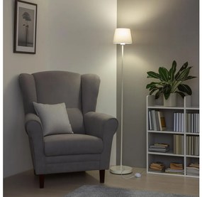 Brilagi - Lampă LED de podea CERIA 1xE27/40W/230V pr. 20,5 cm gri/alb