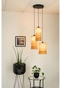 Brilagi - Candelabru pe cablu WINNETOU TUBES 3xE27/15W/230V maro/negru