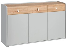 Comodă Voncile 20 ASPG VV SB2 (perlă gri + Stejar artrisan). 1024247