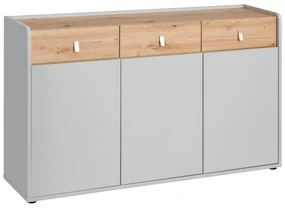 Comodă Voncile 20 ASPG VV SB2 (perlă gri + Stejar artrisan). 1024247