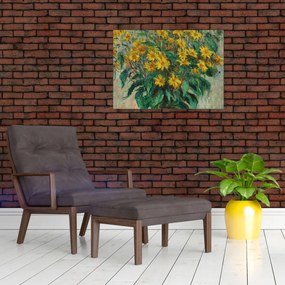 Tablou - Claude Monet, Jerusalem Artichoke Flowers, reproducere (70x50 cm)