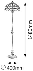 Lampadar design clasic Marvel bronz 8078 RX