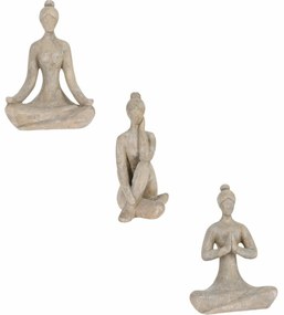 Decorațiune pentru exterior Lady Yoga II, 12,5 x 29,5 cm