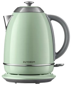 Cana electrica BUYDEEM K640, 2400W, 1,7 L, Protectie, Fara BPA, LED, Verde deschis