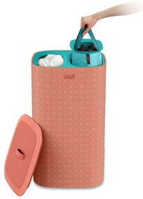 Coș de rufe roz din material textil 60 l Tota Pop – Joseph Joseph