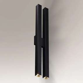 Aplică DOHA 4xGU10/15W/230V neagră Shilo 4706