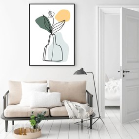 Poster - Vaza cu platnă (A4)