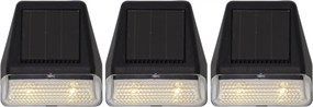 Set de 3 lămpi de perete solare LED Star Trading Wally, înălțime 7,5 cm