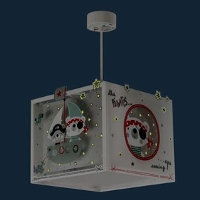 Dalber D-74552 - Lustră copii PIRATES 1xE27/60W/230V