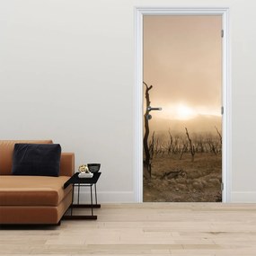 Fototapet pentru ușă - Copacii goi (95x205cm)