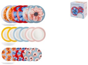 Serviciu de masa Surreal Spring 18 piese, portelan decorat