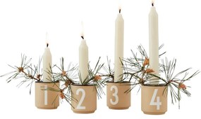 Set de 4 cești din imitație de porțelan Design Letters, 0,5 l