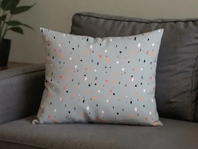 Set 2 bucati fete de perna decorative PINTURA 40x60 cm, gri