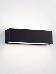 Aplica LED iluminat exterior ambiental IP54 FLORA negru