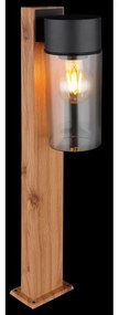 Stalp mic pentru exterior design industrial IP44 Etsi maro, negru