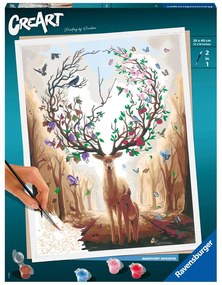 CREART PICTURA PE NUMERE PENTRU ADULTI CERB MAGIC - RAVENSBURGER (RVSPBN20273)