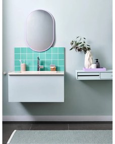 Covor tip traversă pentru interior și exterior verde deschis 60x250 cm Mono Sage Army – Pappelina