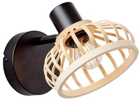 Brilliant - Lampă de perete NORAH 1xE14/28W/230V bambus