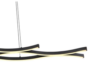 Lustră LED pe cablu GERONIMO LED/35W/230V negru Globo 67206H