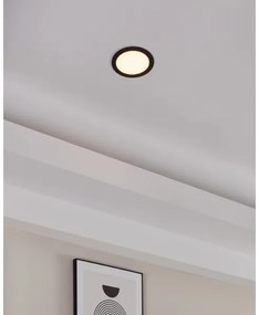 Eglo 31744 FUEVA-Z - Lampă LED dimabilă pentru baie, 10,5W/230V, IP44, negru
