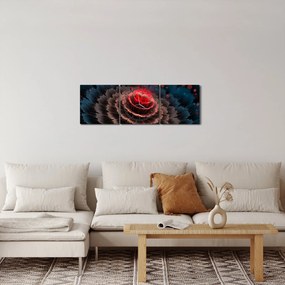 Tablou abstacției (cu ceas) (90x30 cm)