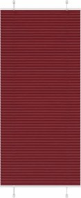 vidaXL Jaluzea plisată Bordeaux Roșu 85x200 cm Lățime țesătură 84,4 cm