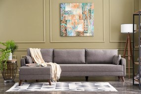 Canapea de colț Bella Corner Sofa Left - Brown