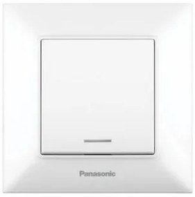 Intrerupator simplu cu led alb incastrat Arkedia Slim