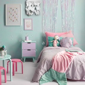 Plafoniera copii ELZA butterflies 3xE27/60W/230V alb