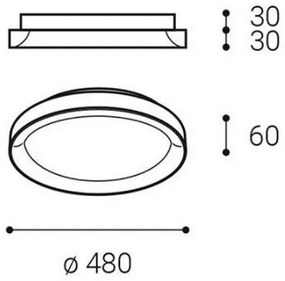 Plafonieră LED LED2 BELLA SLIM LED/38W/230V 3000/4000K albă