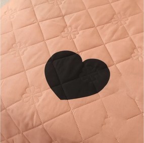 Patura de vara HEARTIX 140x200 cm, portocaliu