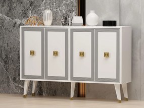 Dulap Batiko (alb + auriu) . 1093389