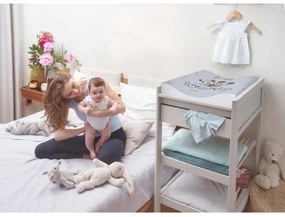 Saltea bilaterală pentru înfășat COSY DISNEY 50x70 cm albastră CebaBaby