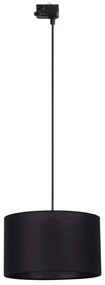 Lustră pe cablu pentru sistem de șină trifazic TRACER 1xE27/15W/230V d. 38 cm negru