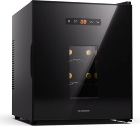 Klarstein Silent Vino 16 Uno, Frigider pentru vin, 1 zona / 16 sticle