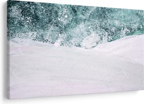 Tablou - Turcoaz abstractizare (90x60 cm)