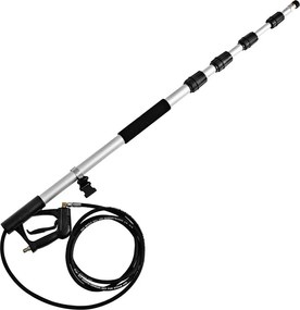 Lance telescopică pentru spălare cu presiune, cu accesorii